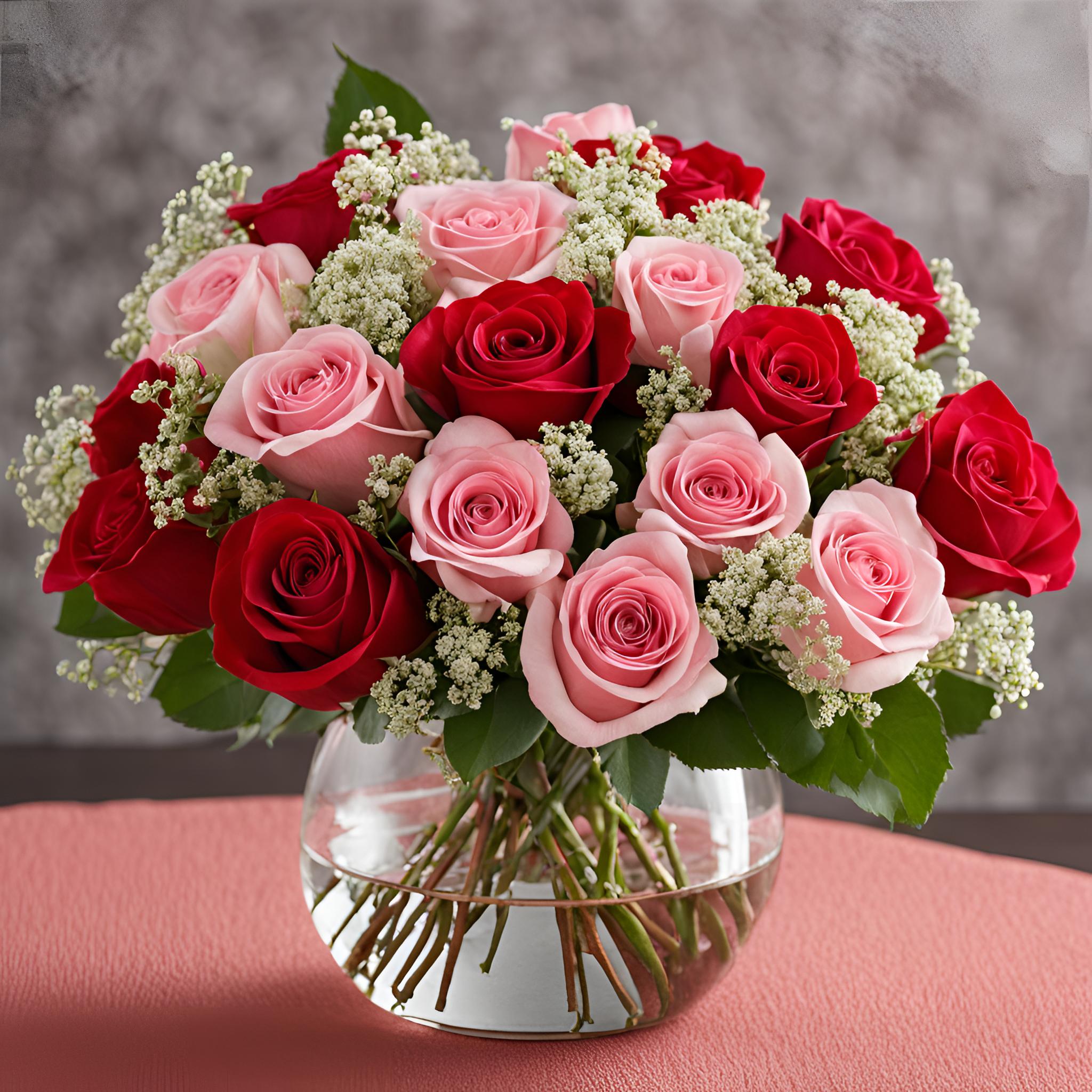 Crimson and Blush Serenade