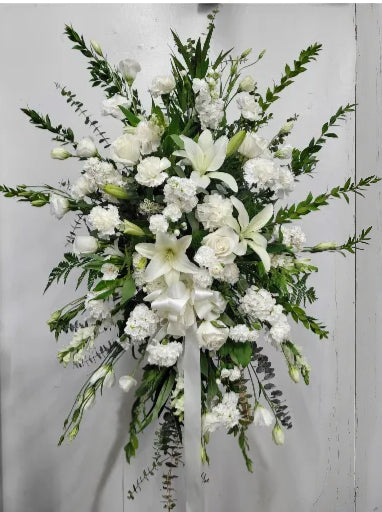 White Standing Spray
